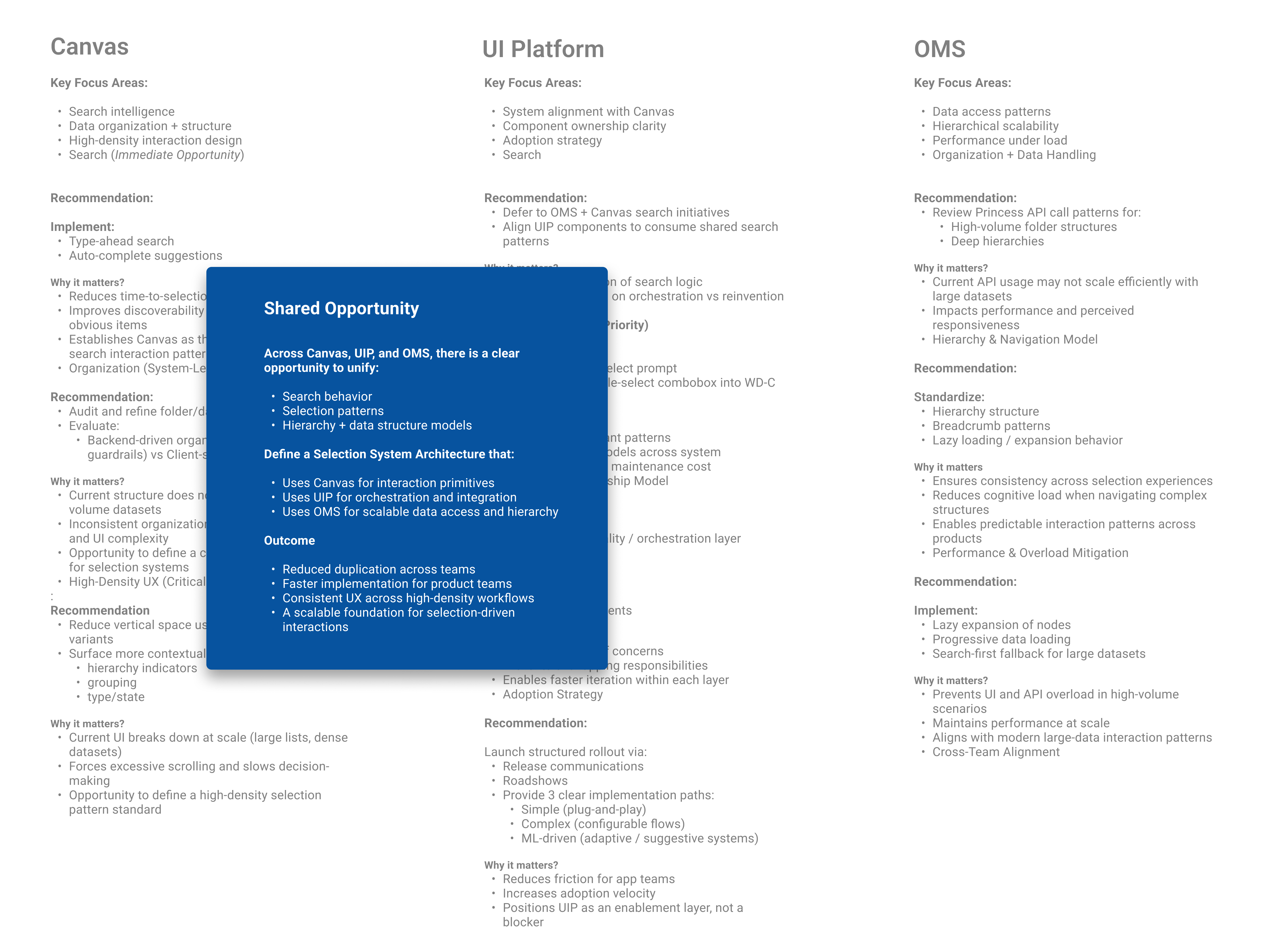 Documentation and forms artifact used to support the broader selection framework