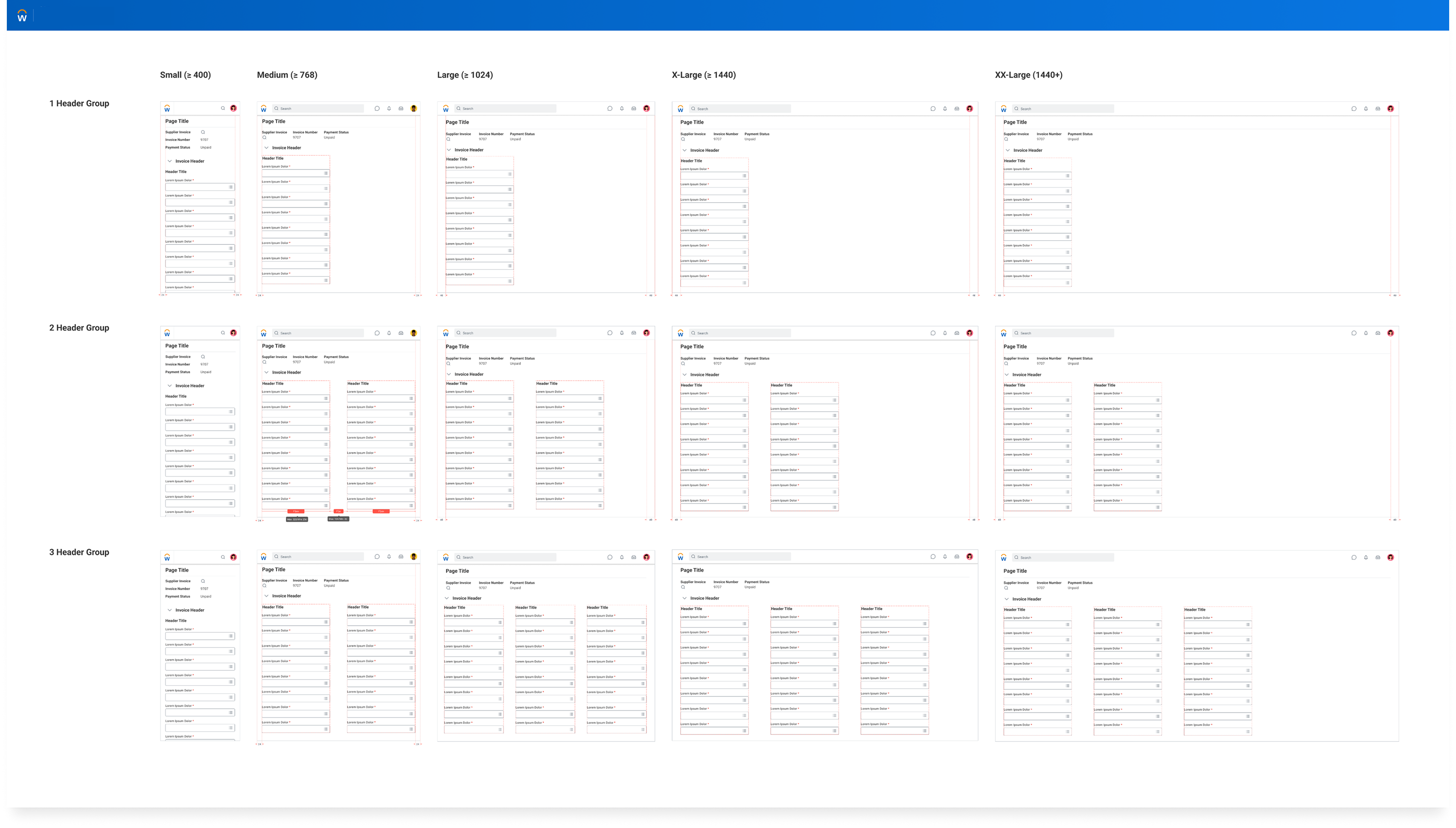 Top label specification examples